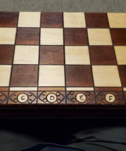 Wegiel Chess Set - Consul Chess Pieces and Board - European Wooden Handmade Game - JUNIOR 83 71RCG0jUyYL