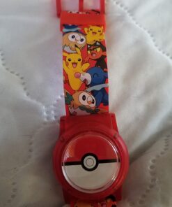 Accutime Kids Pokemon Digital LCD Quartz Watch for Boys, Girls, and Adults All Ages Pokeball Red 18 71RCOAjx1gL