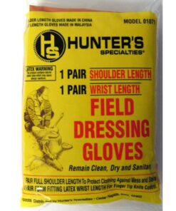 Hunters Specialties Deluxe Field Dressing Gloves, clear, One Pack