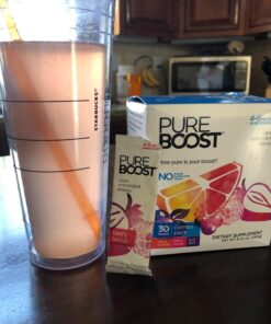Pureboost Clean Energy Drink Mix + Immune System Support. Sugar-Free Energy with B12, Multivitamins, Antioxidants, Electrolytes (Combo Pack, 30 Stick Packs) Combo Pack 31 71RDMwJXzL