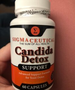 Sigmaceutical Calm Cleanse Detox Support - Oral Overgrowth Treatment for Adults - Non-GMO Oral Detox Medicine and White Tongue Treatment – Mouth Overgrowth Treatment - 60 Capsules 21 71RDWrYugAL