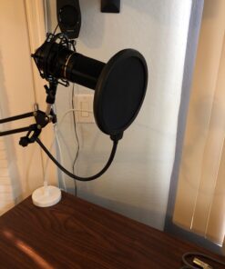 Earamble Studio Microphone Pop Filter Round Shape Mic Wind Mask Shield Screen 44 71RDssTCsOL