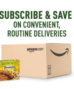 Nature Valley Chewy Granola Bar, Protein, Peanut Butter Dark Chocolate, 5 Bars-1.42 Ounce each, 7.1 Ounce (Pack of 6) 15 71REdovmgBL
