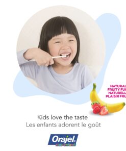 Orajel Kids Paw Patrol Fluoride-Free Training Toothpaste, Natural Fruity Fun Flavor, #1 Pediatrician Recommended , 1.5oz Tube 22 71RFfGy52FL