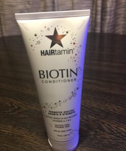 HAIRtamin Biotin Conditioner - Healthy Growing Natural Hair Conditioners to Support Stronger Longer Thicker-Looking Hair | Paraben-Free & Sulfate-Free Color Safe Conditioner - Vitamin Rich Formula for Women and Men All Hair 18 71RFrYy04IL