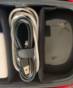 Smatree Hard Case Compatible for Apple14&16inch MacBook Pro's Pencil,Magic Mouse,Magsafe Power Adapter,BeatsX, Monster Magnetic Charging Cable,Travel MacBook Pro Accessories Organizer Bag,Black Black 50 71RG7VlyQIL