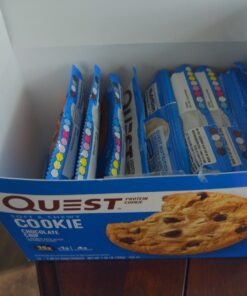 Quest Nutrition Chocolate Chip Protein Cookie; Keto Friendly; High Protein; Low Carb; 12 Count 46 71RGKgkzeqL