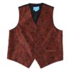 Epoint EGC1B01-03 Multi Mens Paisley Waistcoat Woven Microfiber S-5XL Vest 3X-Large Brown Black-egc1b07a 36 71RGKyvXNjL