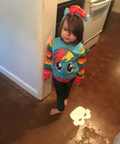 My Little Pony Girls' Little Rainbow Dash Blue Multi 4T 31 71RGsgzjhwL