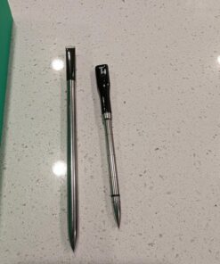 CHEF iQ Smart Wireless Meat Thermometer with 2 Ultra-Thin Probes, Unlimited Range Bluetooth Meat Thermometer, Digital Food Thermometer for Remote Monitoring of BBQ Grill, Oven Hub + 2 Probes (2023) 85 71RHJC0q L