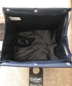 Foldable Shoe Cover Holder (Blue) with Bonus: Please Use Shoe Covers, Double Sided, Door Hanger Blue 26 71RHZmLMIcL