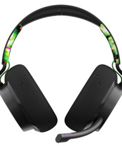 Skullcandy SLYR Pro Multi-Platform Over-Ear Wired Gaming Headset, Enhanced Sound Perception, AI Microphone, Works with Xbox Playstation and PC - Green Green Digi-Hype 21 71RHdiaHbL