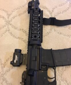 -Combat Vet Owned Company- Dagger Defense Tactical flip up BUIS Picatinny Rail Mounted Backup Iron Sights. Black 42 71RIQM7Mb0L