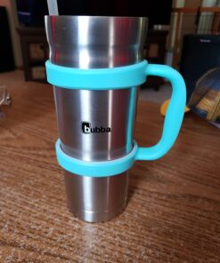 F-32 Handle - 19 COLORS - 20oz Size - Compatible with 20 Oz YETI Tumbler Travel Mug - BPA FREE (20OZ, SEAFOAM BLUE, 1 Count (Pack of 1)) 20ozSeafoam Blue 20.0 ounces 32 71RJ6n1AdsL