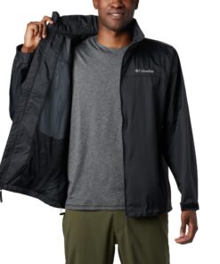Columbia Men's Glennaker Rain Jacket Black Small 11 71RK16XBQJL