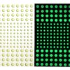 DUOFIRE 3D Domed Glow in The Dark Dots Wall or Ceiling Stickers, Glowing Ultra Bright Dots of 336Pcs,Perfect for Kids Bedding Room or Birthday Gift,Beautiful Wall Decals and Ceiling Decors 3D Domed Dots * 2 sheets Green 59 71RKywFFtL