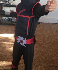 Stealth Toddlers Ninja Costume Medium (3T-4T) Black Standard Packaging 22 71RL6HrcSeL