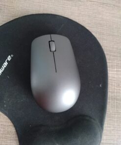 Lenovo 530 Full Size Wireless Computer Mouse for PC, Laptop, Computer with Windows - 2.4 GHz Nano USB Receiver - Ambidextrous Design - 12 Months Battery Life - Graphite Grey 24 71RLkBkkCoL