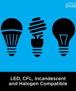 myTouchSmart Indoor and Outdoor Digital Timer, Plug-In, Two Grounded Outlets, Weather Resistant, Presets/ Custom Countdown, Ideal for String Lights, Christmas Lights, 26898 Digital 2 Grounded Outlet 1 Pack Black 22 71RM2mx4qhL