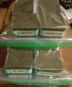 Impresa Mini Magnetic Dry Erase Erasers for Kids and Adults - 12 Pack - Whiteboard Erasers for School, Home, and Office - Classroom Supplies (2x2 Inches) 26 71RMDcGKvrL