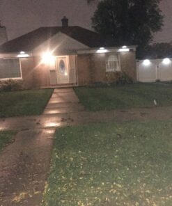 DBF Outdoor Solar Gutter Lights【Upgraded Version】 Solar Fence Post Lights Wall Mount Decorative Deck Lighting Auto On/Off Solar Landscape Lights for Eaves Yard Garden Highlight Gate (Pack of 6) White 31 71RMIJbka8L