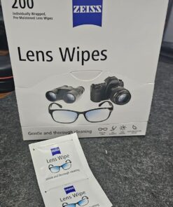 ZEISS Pre-Moistened Lens Cleaning Wipes, 200 Count White 200 Count (Pack of 1) 33 71RMqhCK8jL