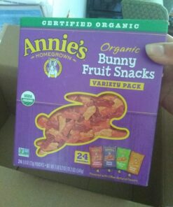 Annie's Organic Bunny Fruit Snacks, Variety Pack, 24 Pouches, 0.8 oz Each - Packaging May Vary 0.8 Ounce (Pack of 24) 49 71RNsp6AXUL