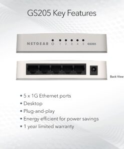 NETGEAR GS205-100PAS - Discontinued by Manufacturer 29 71ROIJDws1L