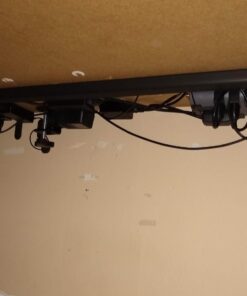 Electriduct Large J Channel Cable Raceway Self Adhesive Desk Cord Organizer and Wire Manager for Computer, Gaming and Entertainment Centers - Black - 48" (4 Feet) Large 48" Raceway 1 52 71ROZOZfXAL