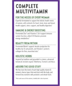 New Chapter Women's Multivitamin for Immune, Beauty + Energy Support with 20+ Nutrients -- Every Woman's One Daily, Gentle on the Stomach, 72 Count 72 Count (Pack of 1) 37 71RPL2K56NL