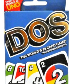 Alternative view of Mattel Uno Card Game Bundled with Dos Card Game, Multicolor