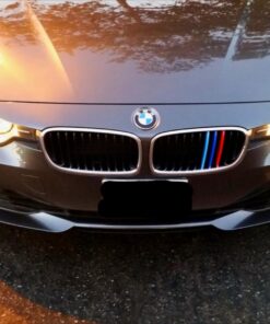 iJDMTOY M-Colored Grille Insert Trims Compatible With BMW F30 3 Series 320i 328d 328i 335i 340i w/Standard Kidney Grill (11 Beams), NOT 8-Beam Black Grille nor M3 40 71RQCmW3ZTL