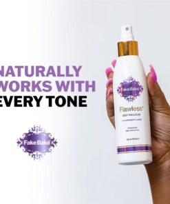 Fake Bake Flawless Self-Tanning Liquid Streak-Free, Long-Lasting Natural Glow For All Skin Tones - Sunless Tanner with Professional Mitt For Easy Application, Black Coconut Scent - 6 oz (Pack of 2) multi 6 Fl Oz (Pack of 2) 23 71RQj2XYNRL