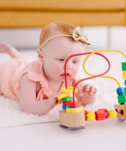 Melissa & Doug First Bead Maze - Wooden Educational Toy for Floor, High Chair, or Table - Infant Maze Toy, Bead Maze Toys For Toddlers And Babies 4.2 x 7 x 8.6 inches ; 1.3 pounds Standard 22 71RQuMGVS5L 1