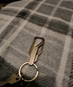 HUNGER Car Business Keychain Key Ring for Men, Small, Black 27 71RR20QLYCL