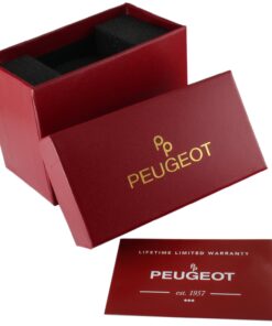 Peugeot Women's Black Watch and Evening Clutch Set PB005GN-ST Gold Set 15 71RRO3KfpdL