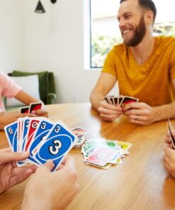 UNO - Classic Colour & Number Matching Card Game - 112 Cards - Customizable & Erasable Wild - Special Action Cards Included - Gift for Kids 7+, W2087 Multicolor Single 17 71RRjmyEjsL