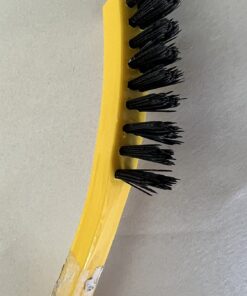 Rubbermaid Commercial Products Tile and Grout Brush, Black, Cleaning Scrubbing Brush, Multi-Surface for Grout, Bathrooms, Kitchens, Countertops, 8.5" 28 71RSFTCoSnL
