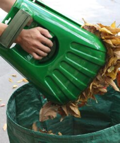 Gardzen Large Leaf Scoop Hand Rakes, Debris and Yard Waste Removal, Comes with 72 Gallon Garden Bag, Work Gloves, Protective Pads Green 12 71RTRXASH0L