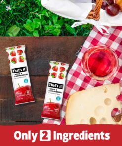 That's it. Variety Pack 100% Natural Real Fruit Bar, Best High Fiber Vegan, Gluten Free Healthy Snack, Paleo for Children & Adults, Non GMO No Added Sugar, No Preservatives Energy Food (12 Pack) 12 Count (Pack of 1) 15 71RTYextDSL