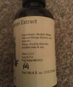 OliveNation Pure Mango Extract 4 oz. 4 Ounce (Pack of 1) 5 71RTiLzDw7L