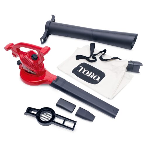 Toro 51619 Ultra Electric Blower Vac, 250 mph, Red 250 mph Blower/ Vac