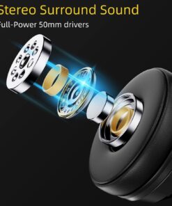 Alternative view of CHAFON E300 Gaming Headset with Noise Cancelling Microphone, Surround Sound Headphones for PS4 PC Xbox One PS5 Controller, Dynamic RGB Wired Headsets for Computer Laptop Mac Nintendo NES Games