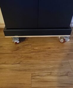 3 inch Heavy Duty Casters Load 1500lbs,Lockable Bearing Caster Wheels with Brakes,Swivel Casters for Furniture and Workbench,Set of 4 (Free screws) 43 71RV8c7UOTL