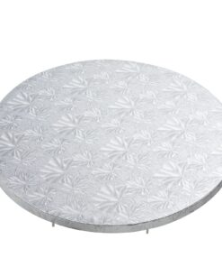 3-Pack 12-Inch Cake Boards for Wedding, Baking, Cake Decorating Supplies, Silver Foil Corrugated Cardboard for Multi-Layer Cakes, Sturdy Base for Treats and Pizza 23 71RVNCbIhIL