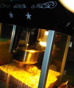 Olde Midway Bar Style Popcorn Machine Maker Popper with 8-Ounce Kettle - Black 8 oz. Kettle 39 71RVqFxiKXL