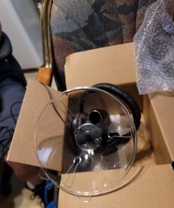 HAUSBELL Listening Device, Scientific Explorer Parabolic Microphone Bionic Ear Electronic Observing Listening Device Digital Device Nature Observing and Listening Device (Headphone Included) Black-headphone Included 39 71RW A58NaL