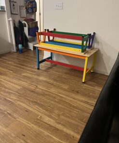 Amazon Basics Indoor Kids Table and Bench Set, Natural 33 71RWLCzO1PL