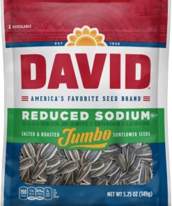 Jumbo Reduced Sodium Sunflower Seeds (4 Pack) 5.25 oz each Salty 10 71RWi5Y4WeL