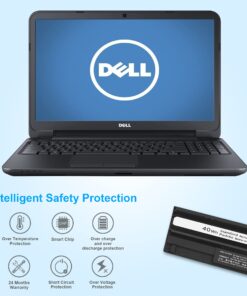 SLE-Tech 14.8V 40WH Dell M5Y1k Battery for Dell Inspiron 3451 3551 5558 5758 M5Y1K Vostro 3458 3558 Inspiron 14 15 3000 Series 13 71RXdQFgZdL
